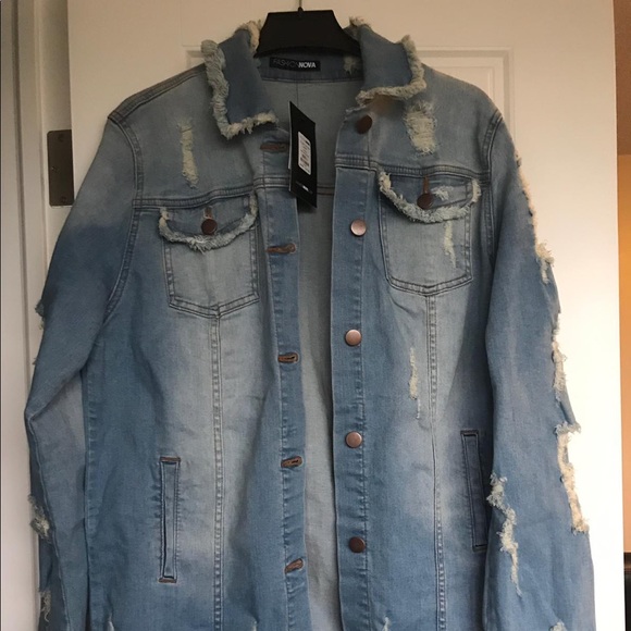 Fashionnova oversized denim jacket - Picture 4 of 6